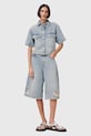 Дънков къс панталон AllSaints LOUIE W077EC