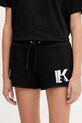 Шорти Karl Lagerfeld Jeans трикотаж чорний A3W10125