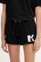 Kraťasy Karl Lagerfeld Jeans high černá A3W10125