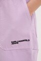 Джинсові шорти Karl Lagerfeld Jeans фіолетовий A3W10127