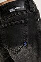 Karl Lagerfeld Jeans pantaloni scurți jeans gri A3W10131
