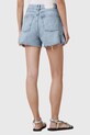 Bavlnené šortky AllSaints ELIANA W062EC modrá