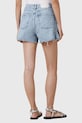AllSaints szorty bawełniane ELIANA W062EC niebieski