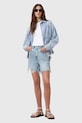 AllSaints szorty jeansowe bawełniane DORIS W067EC