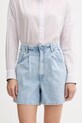 Pepe Jeans szorty jeansowe bawełna niebieski PL801205