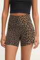 adidas Originals pantaloni scurți Booty Short cu modele maro JW7306