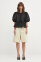 Carhartt WIP szorty jeansowe W' Brandon I031919.01SN beżowy