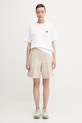Carhartt WIP linen blend shorts W' Branford Double Knee I035574.502 beige