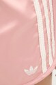 adidas Originals pantaloni scurți Ruffle Shorts roz KC8818