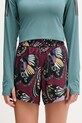 adidas Performance szorty treningowe x Farm Rio tkanina bordowy JL7005