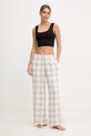 Hollister Co. spodnie piżamowe KI346.5054.115 beżowy AW25