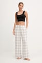Pyžamové kalhoty Hollister Co. KI346.5054.115 béžová AW25