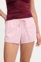 Hollister Co. pantaloni scurți de pijama din bumbac fund roz KI346.5060.604