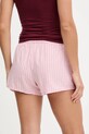 Îmbrăcăminte Hollister Co. pantaloni scurți de pijama din bumbac KI346.5060.604 roz