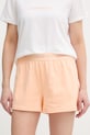 Calvin Klein Underwear σορτς lounge γυναικεία βαμβακερά πορτοκαλί LV00QS7517