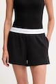Společenské bavlněné šortky Calvin Klein Underwear směs černá LV00QS7517