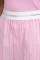 Bavlnené pyžamové šortky Calvin Klein Underwear ružová LV00QS7573