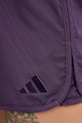 adidas Performance szorty treningowe Pacer JX7300 fioletowy