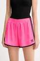 adidas Originals szorty 3s Sprinter aplikacja różowy JW5062
