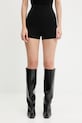 Шорти Rick Owens Lilies Dirt Bolan Cut Off з еластаном чорний LI02E3394.JCVS