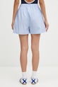 Odzież Sporty & Rich szorty bawełniane Eden Script Poplin SH01260673ST61 niebieski