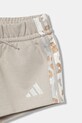 Fete adidas pantaloni scurți copii KC5474 bej