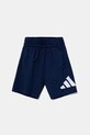 adidas pantaloni scurți din bumbac pentru copii casual albastru JD2086