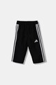 adidas Performance szorty dziecięce tkanina czarny JD3045