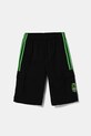 adidas Originals gyerek rövidnadrág MINECRAFT aplikációval fekete KD9832