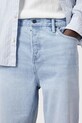 Odzież AllSaints szorty jeansowe bawełniane ALVA M023TC niebieski