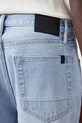 AllSaints szorty jeansowe bawełniane ALVA niebieski M023TC