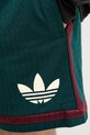 adidas Originals pantaloni scurți Warp Knit Short verde JN1174