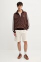 Βαμβακερό σορτσάκι adidas Originals Essentials JW3561 μπεζ AW25