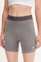 Шорты adidas Originals Rib Shorts Wash с эластаном серый JW3592