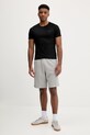 Bombažne kratke hlače adidas Originals Essentials JW8624 siva AW25