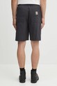 Odzież Carhartt WIP szorty bawełniane Toland I035152.31RXX czarny