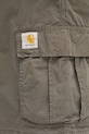 Carhartt WIP pantaloncini in cotone Cole Cargo verde I035566.2ZZGD