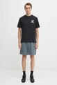 Helmut Lang szorty bawełniane P04HM209 niebieski