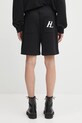 Odzież Helmut Lang szorty bawełniane P04HM209 czarny