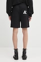 Odzież Helmut Lang szorty bawełniane P04HM209 czarny