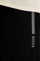 Бавовняні шорти лаунж BOSS чорний 50545560