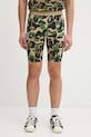 adidas Originals szorty BAPE FB TIGHTS dzianina zielony KB2206