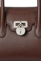Kožená kabelka Lauren Ralph Lauren 431969349 hnědá