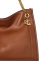 Kožená kabelka Lauren Ralph Lauren 431969352 hnedá