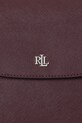 Δερμάτινη τσάντα Lauren Ralph Lauren 431969364 μπορντό