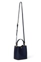 Lauren Ralph Lauren torebka skórzana 431969365 granatowy AW25