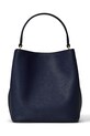 Akcesoria Lauren Ralph Lauren torebka skórzana 431969365 granatowy