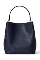 Αξεσουάρ Δερμάτινη τσάντα Lauren Ralph Lauren 431969365 σκούρο μπλε