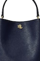 Δερμάτινη τσάντα Lauren Ralph Lauren 431969365 σκούρο μπλε