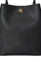Δερμάτινη τσάντα Lauren Ralph Lauren 431969365 μαύρο